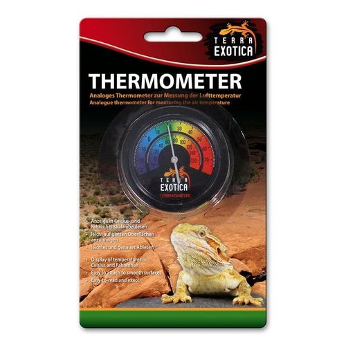 TERRA EXOTICA Thermometer analog | Farbige Skala