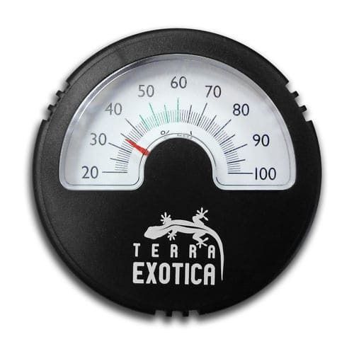 TERRA EXOTICA Hygrometer analog | Schwarz