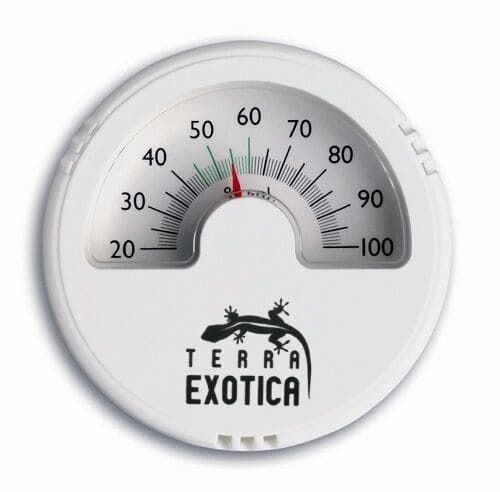 TERRA EXOTICA Hygrometer analog | Weiß