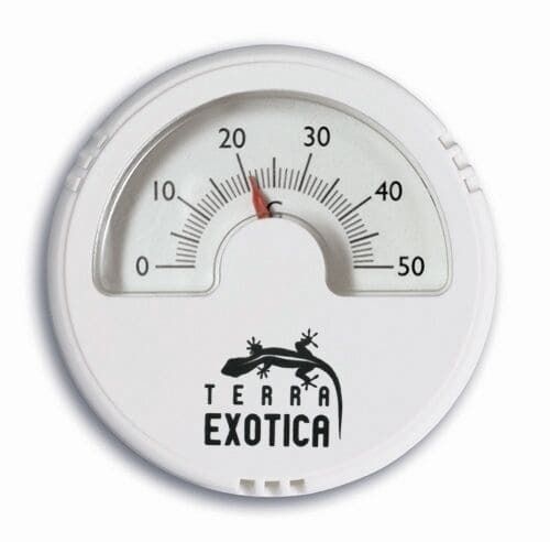 TERRA EXOTICA Thermometer analog | Weiß