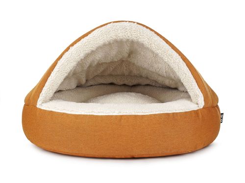 MYPADO Hundehöhle SHELL Mono | Senfgelb