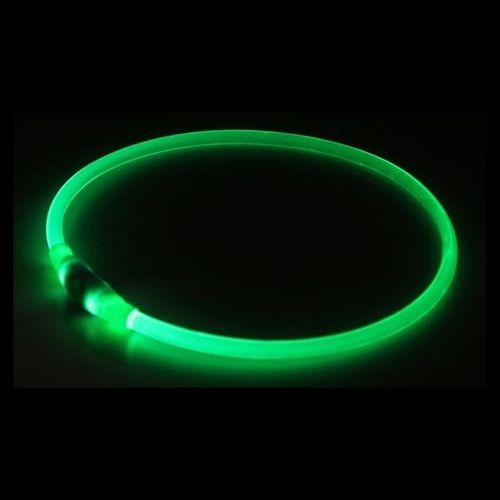 TIERBUDE LED Collar Leuchtring | Grün