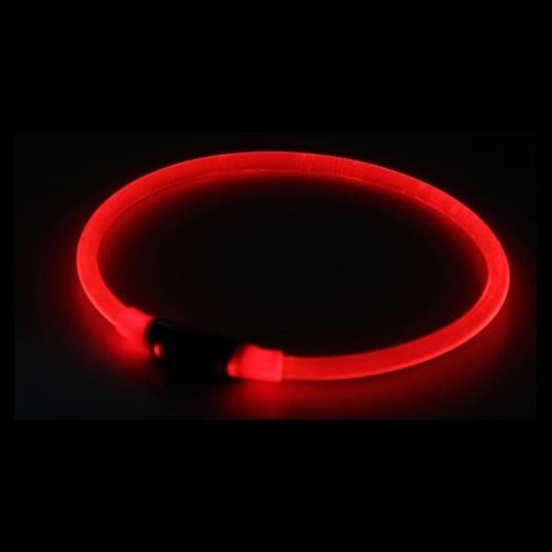TIERBUDE LED Collar Leuchtring | Rot